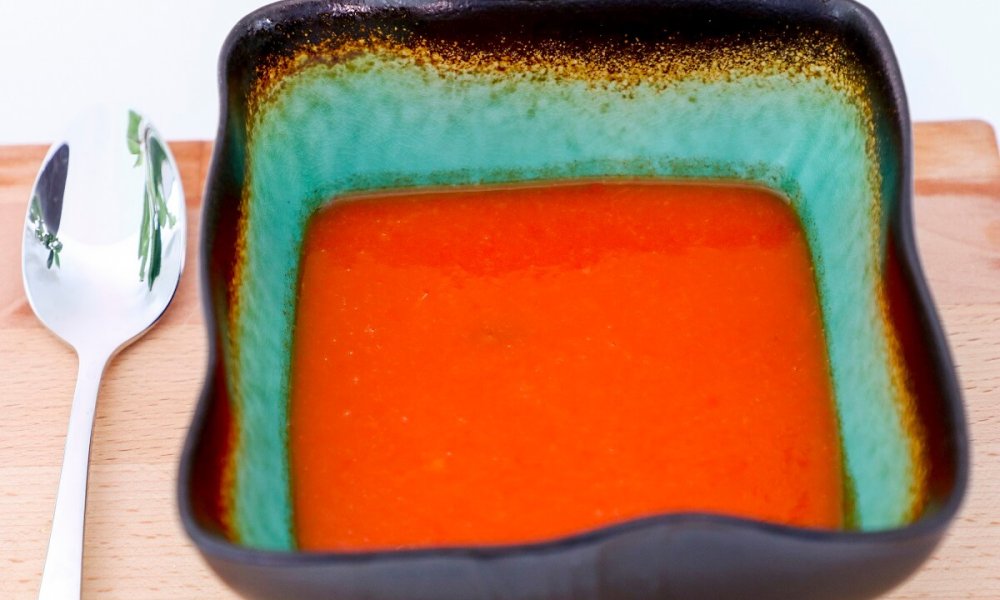 Polievka z pečených paprík