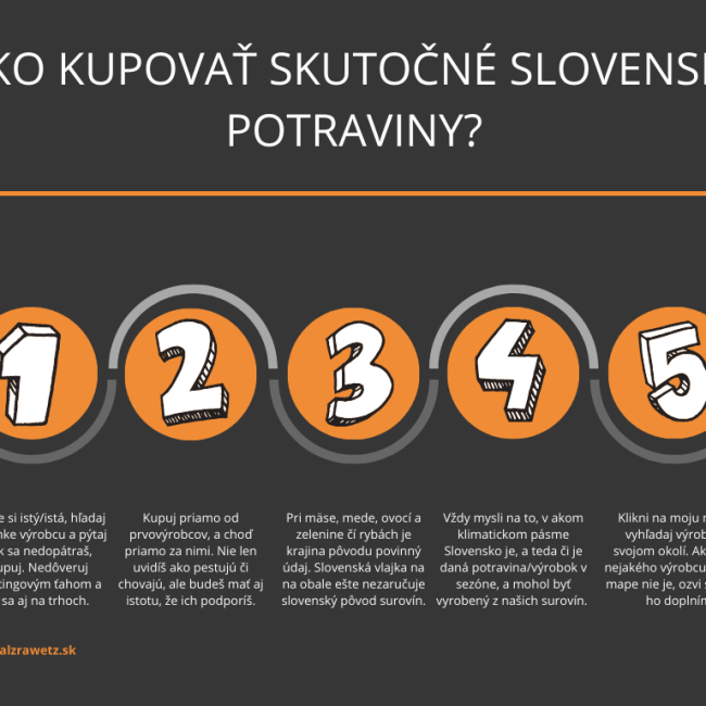 Aké sú to slovenské potraviny?