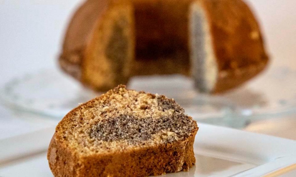 Makovo-orechová bábovka