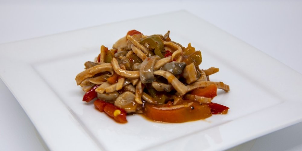 Bulharský šalát s grilovanou hlivou