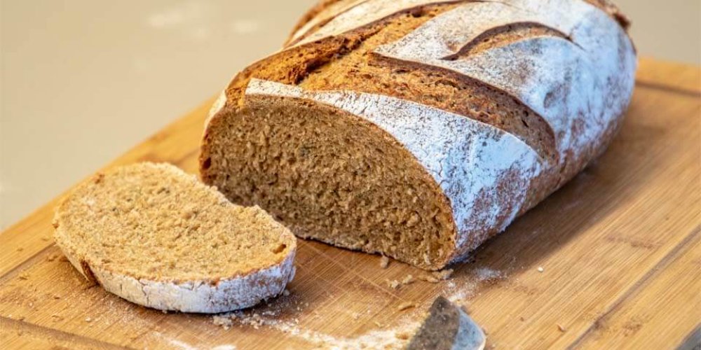 Kváskový chlieb z jednozrnky