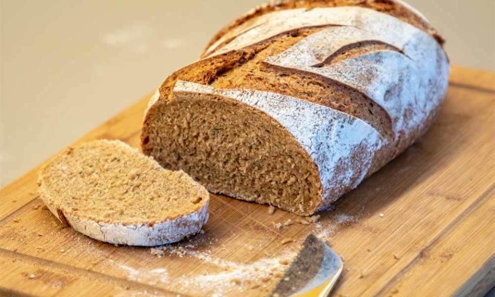 Kváskový chlieb z jednozrnky