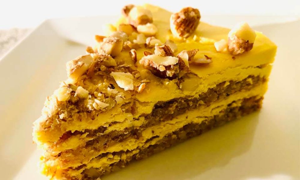 Orechový koláč bez múky