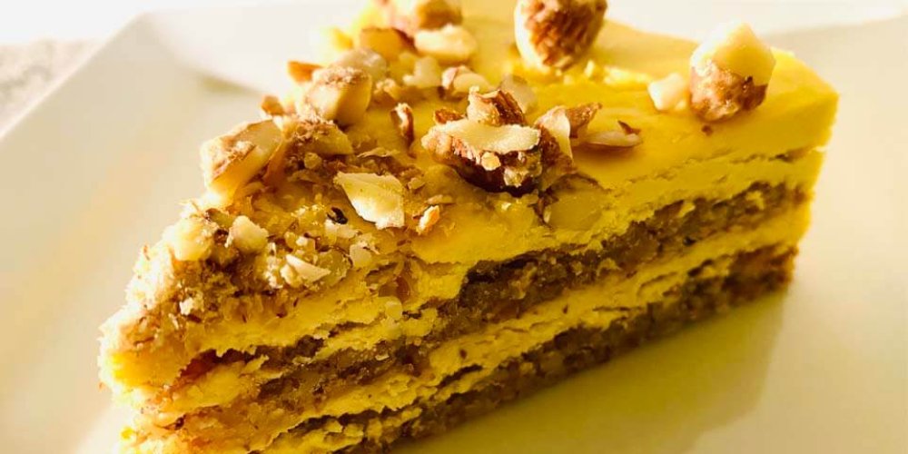 Orechový koláč bez múky