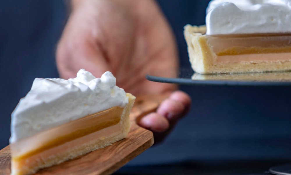 Rebarborovo-citrónový tart