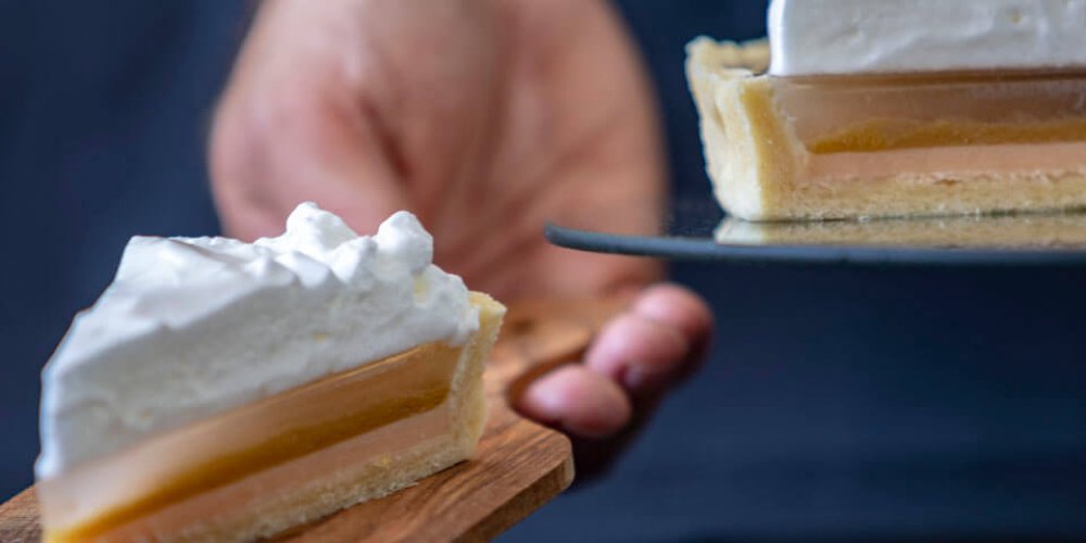 Rebarborovo-citrónový tart