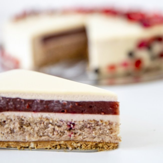 Lieskovo-oriešková čokoládová torta