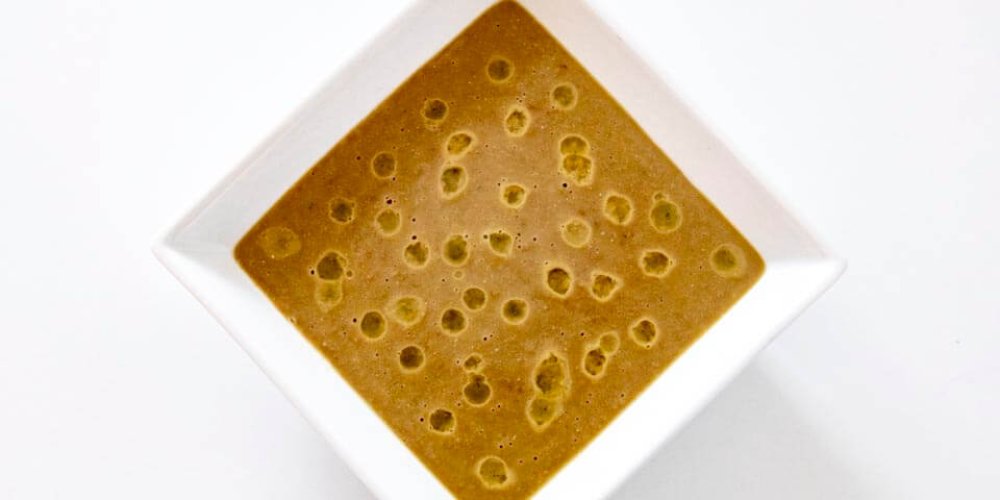 Šošovicovo-mätová polievka