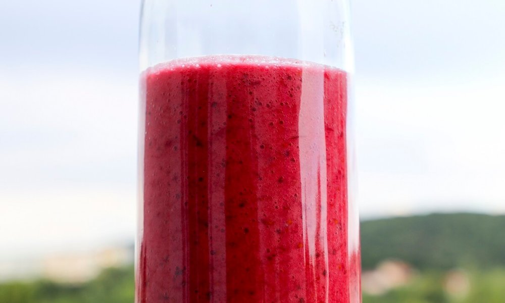 Mrkvovo-levanduľové smoothie