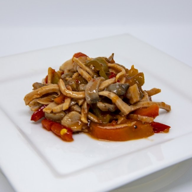 Bulharský šalát s grilovanou hlivou