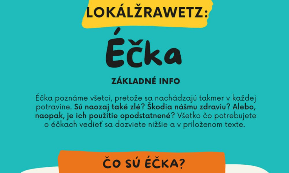 Éčka v potravinách