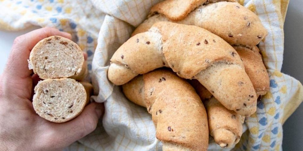 Ľanové rožky s jednozrnkou