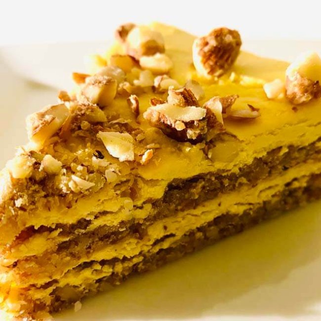 Orechový koláč bez múky