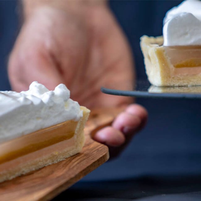 Rebarborovo-citrónový tart