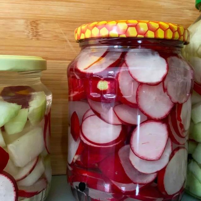 Fermentovaná reďkovka a kaleráb