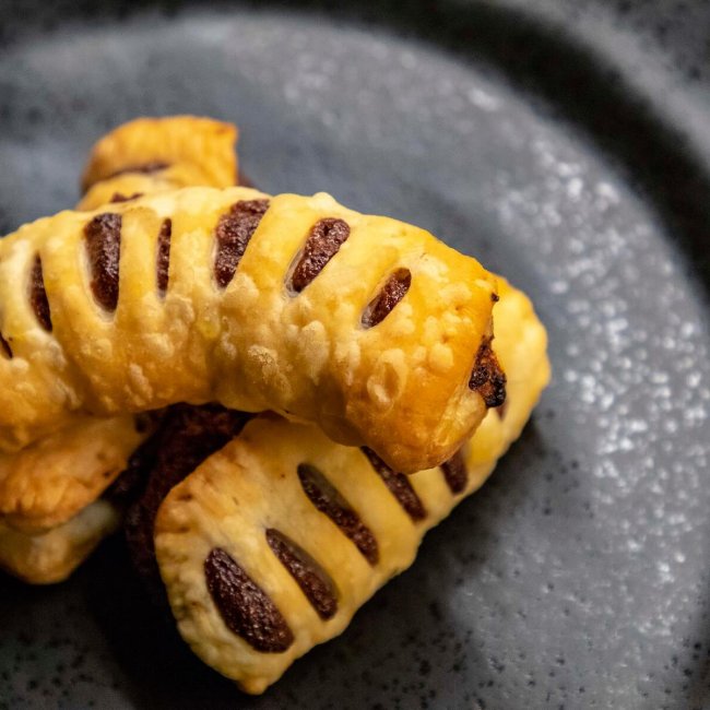 Šatôčky s orechovým krémom