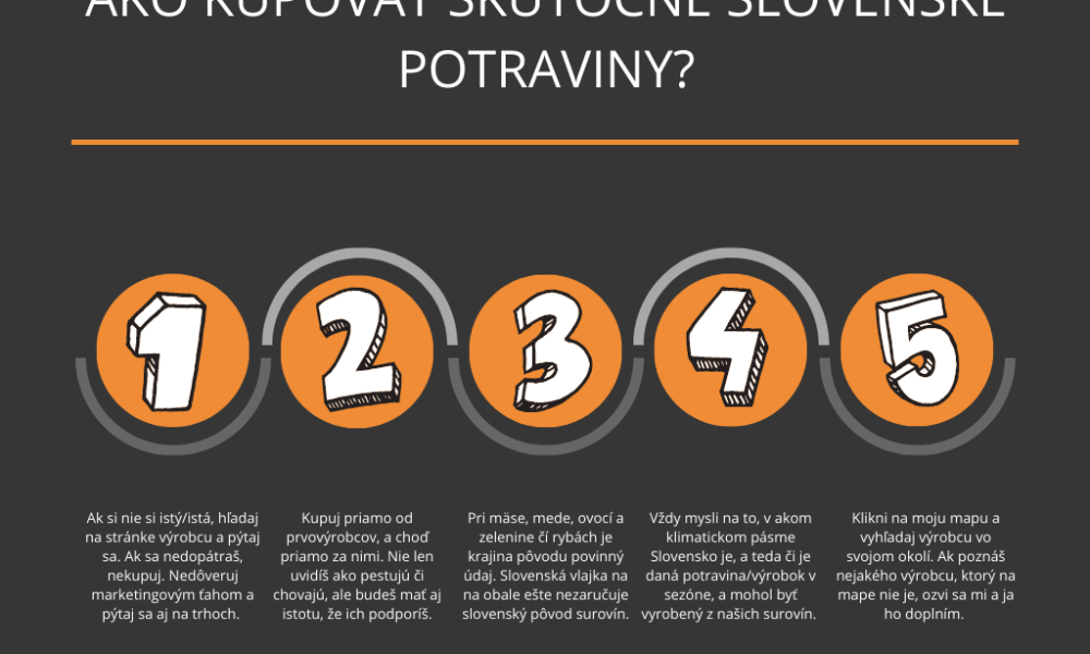 Aké sú to slovenské potraviny?