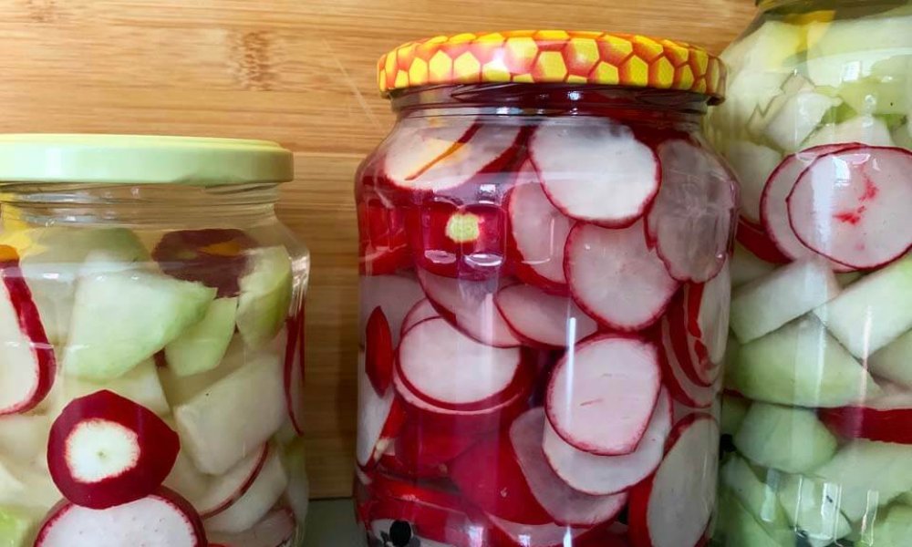 Fermentovaná reďkovka a kaleráb
